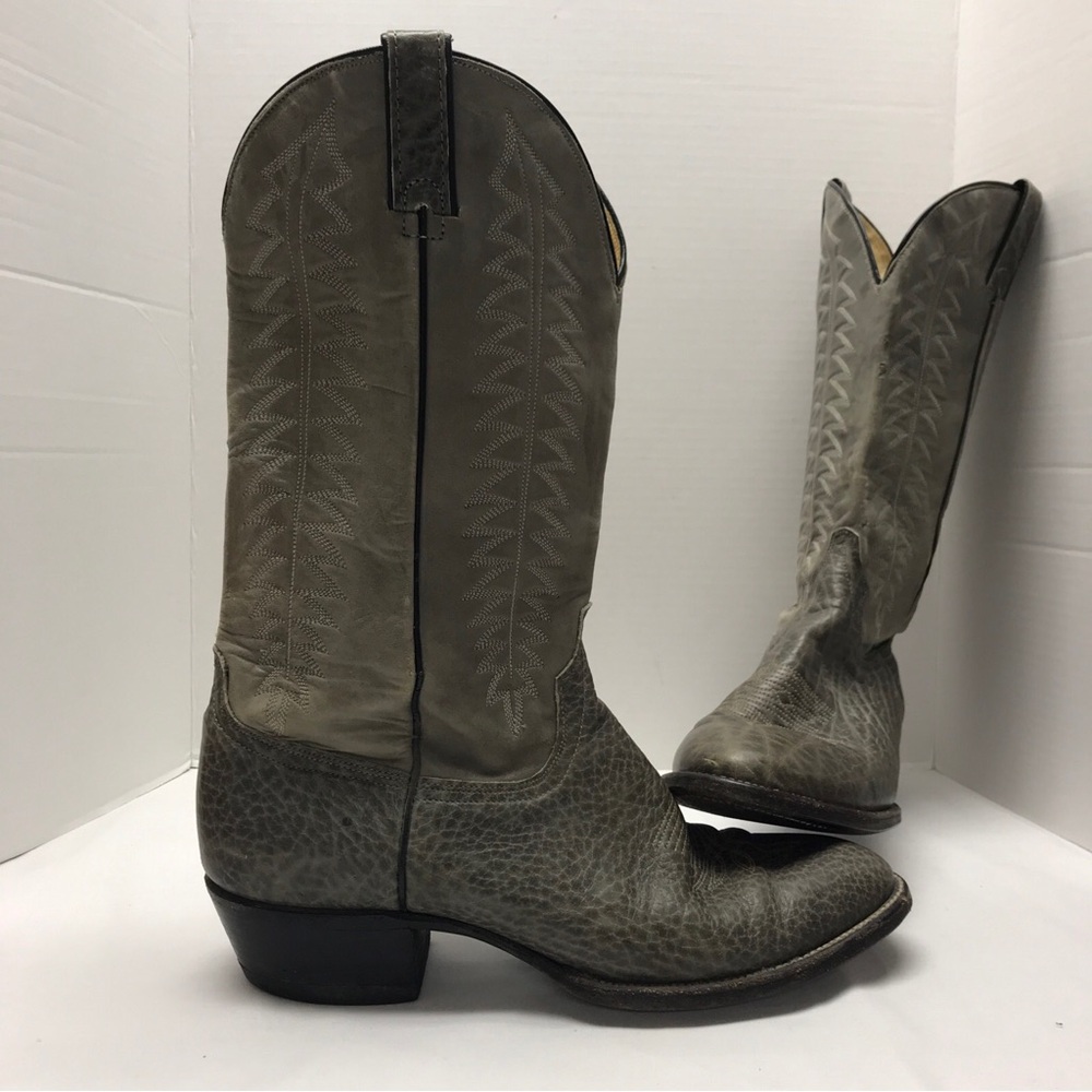 Wrangler Cowboy Western Brown Leather Oil Resistant Boots Men’s Size 10.5D USA